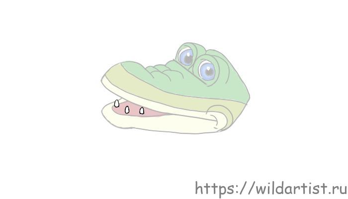 Как нарисовать крокодила Гену - часть 1