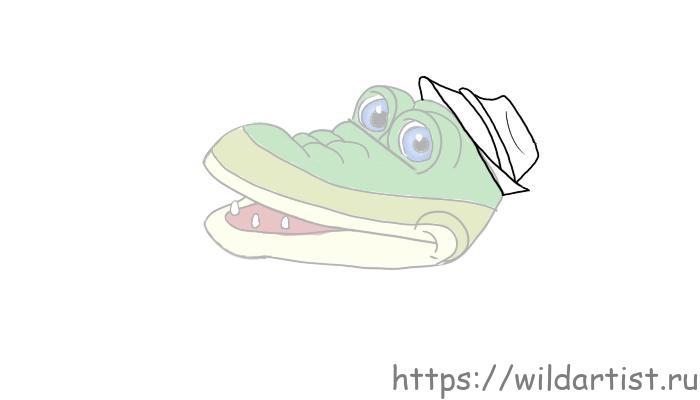 Как нарисовать крокодила Гену - часть 1