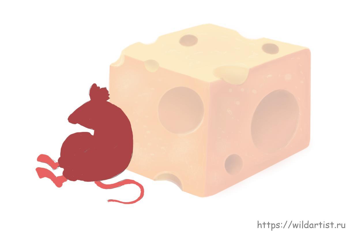 Как нарисовать ленивую крысу